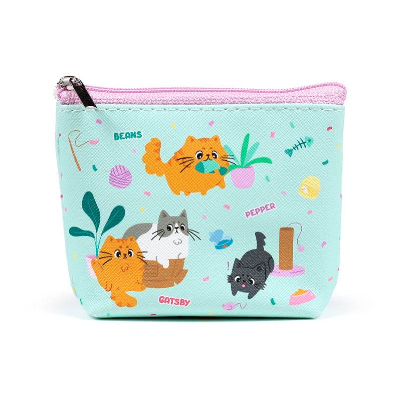 Beans & Co Cats PVC Purse - Gift Arch