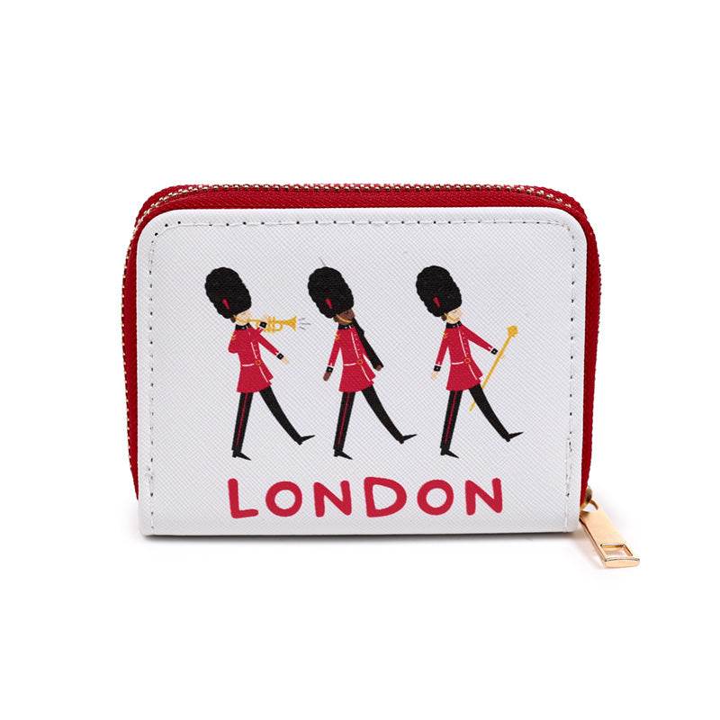London Souvenir Zip Around Small Wallet Purse - Gift Arch