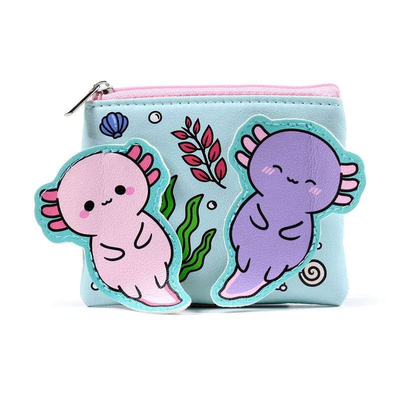 Maddie the Axolotl Adoramals Shaped Purse - Gift Arch