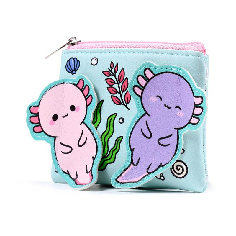 Maddie the Axolotl Adoramals Shaped Purse - Gift Arch