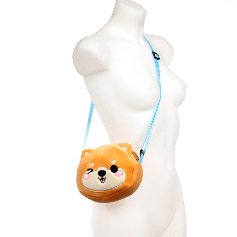 Shuggs the Shiba Inu Adoramals Crossbody Plush Shoulder Bag - Gift Arch