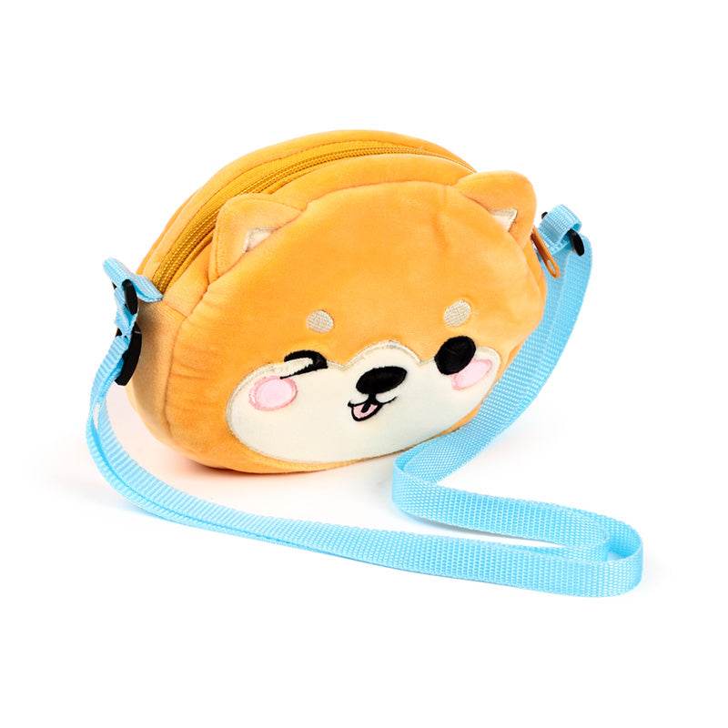 Shuggs the Shiba Inu Adoramals Crossbody Plush Shoulder Bag - Gift Arch