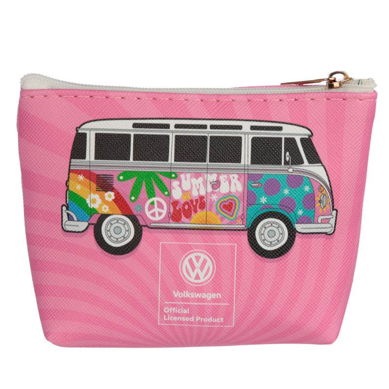 Volkswagen VW T1 Camper Bus Surf & Summer PVC Purse - Gift Arch