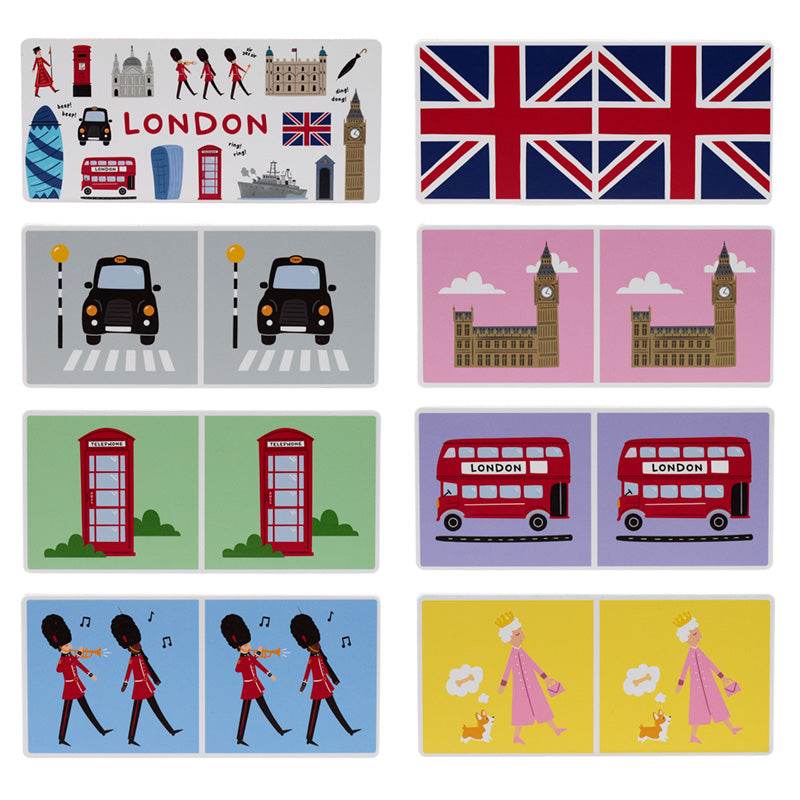 London Souvenir Kids Dominoes Set - Gift Arch