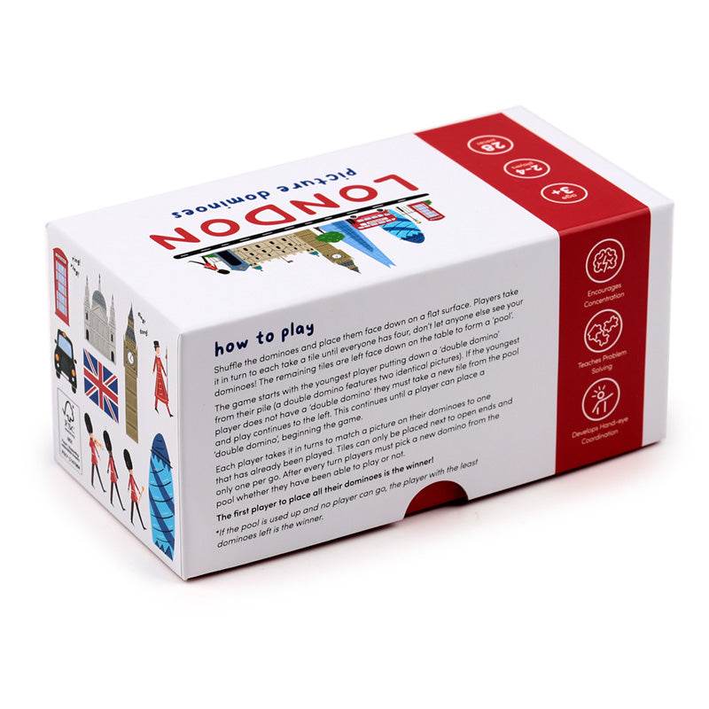 London Souvenir Kids Dominoes Set - Gift Arch