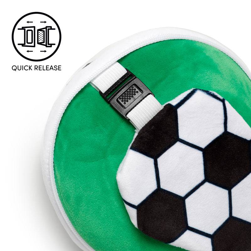 Relaxeazzz Football Plush Travel Pillow & Eye Mask - Gift Arch