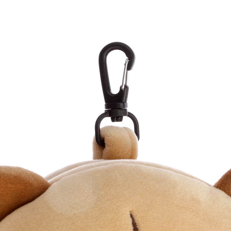 Relaxeazzz Mopps Pug Plush Travel Pillow & Eye Mask - Gift Arch