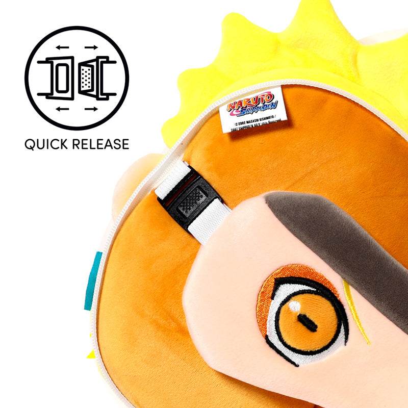 Relaxeazzz Naruto Plush Travel Pillow & Eye Mask - Gift Arch