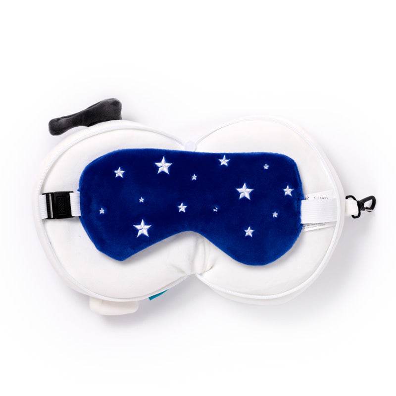 Relaxeazzz Space Cadet Plush Travel Pillow & Eye Mask - Gift Arch