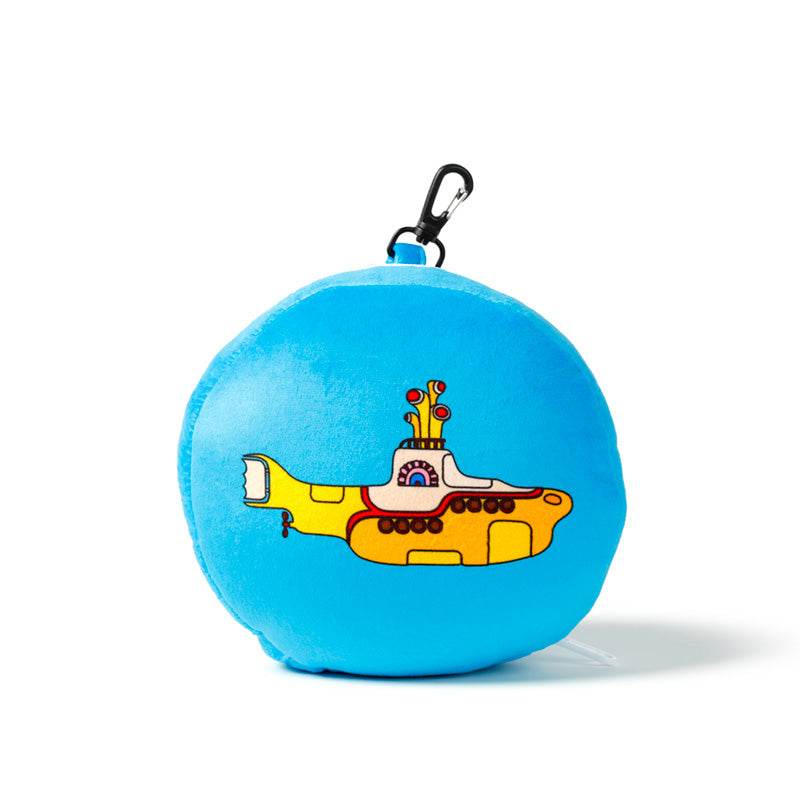 Relaxeazzz The Beatles Yellow Submarine Plush Travel Pillow & Eye Mask - Gift Arch