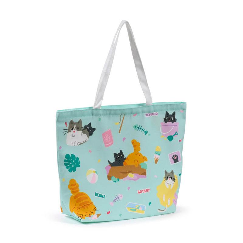Beans & Co Cats Beach Bag - Gift Arch