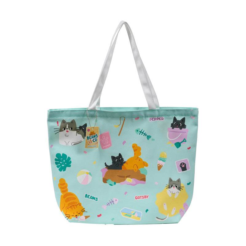 Beans & Co Cats Beach Bag - Gift Arch