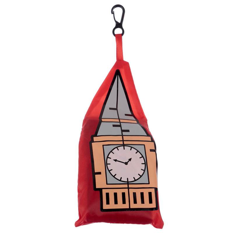 Foldable Reusable Shopping Bag London Icons Big Ben Union Jack - Gift Arch