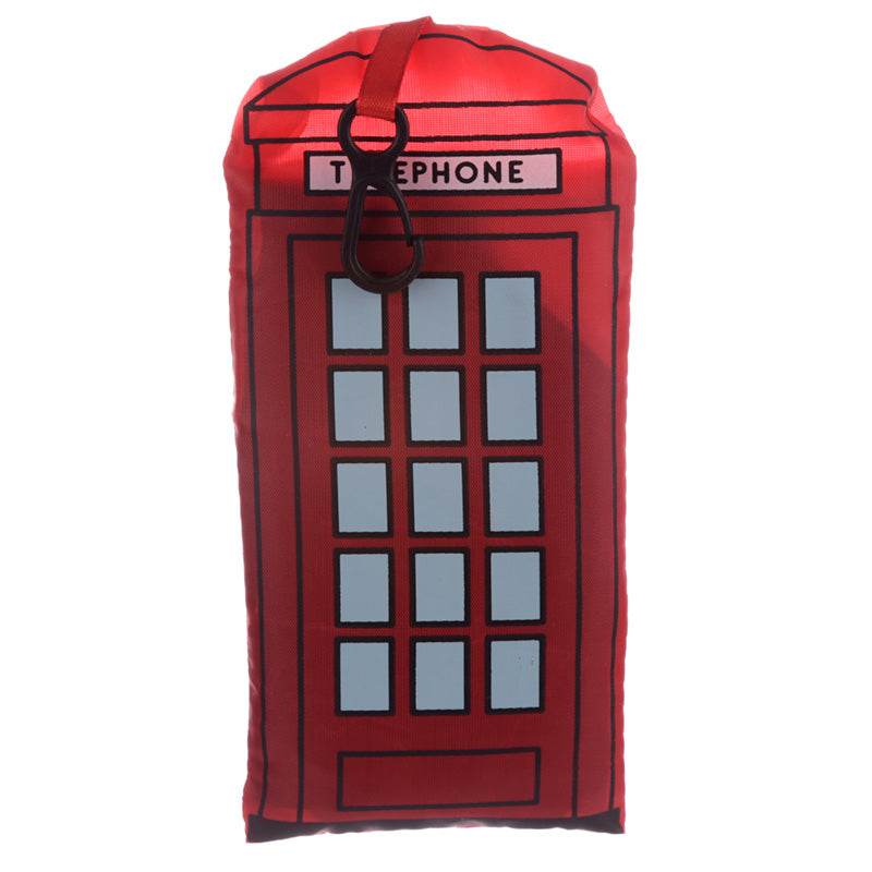 Foldable Reusable Shopping Bag London Icons Red Telephone Box - Gift Arch