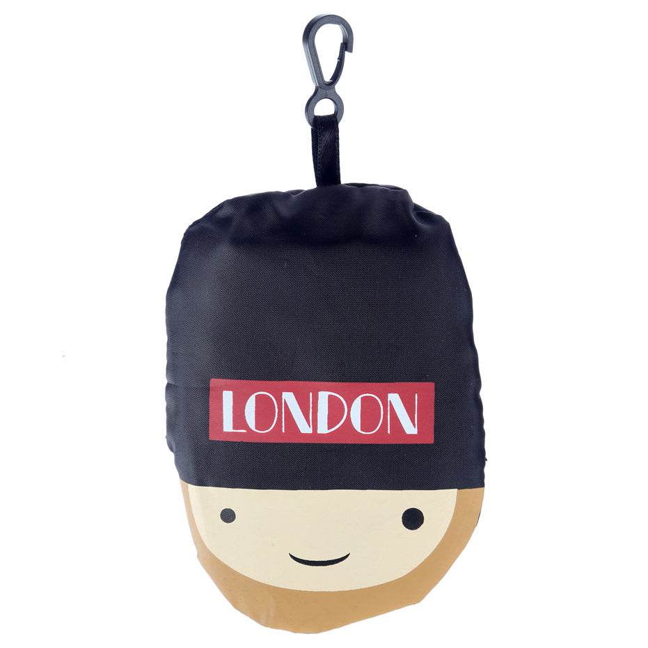Foldable Reusable Shopping Bag London Souvenir Guardsman - Gift Arch