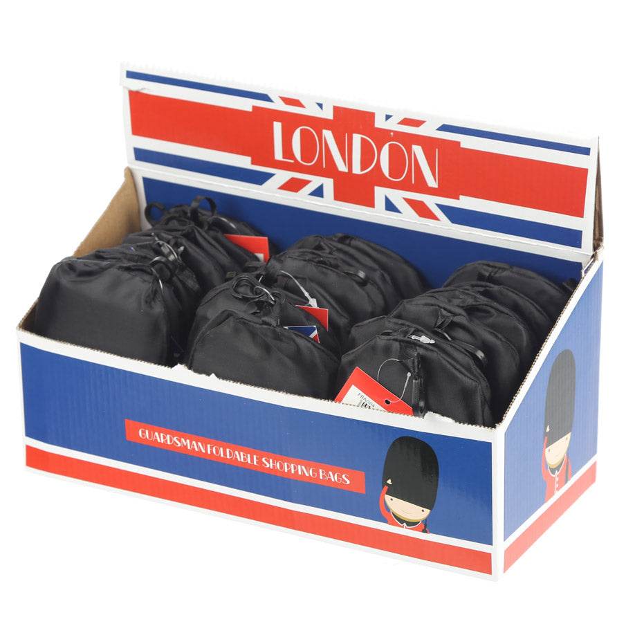 Foldable Reusable Shopping Bag London Souvenir Guardsman - Gift Arch