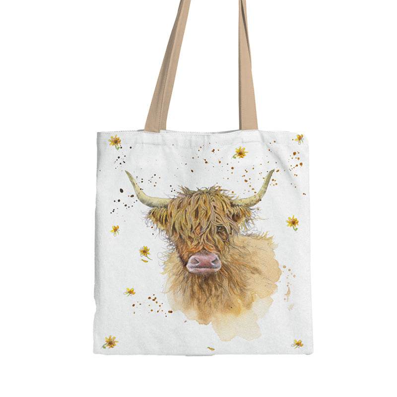 Jan Pashley Highland Coo Reusable Tote Bag - Gift Arch