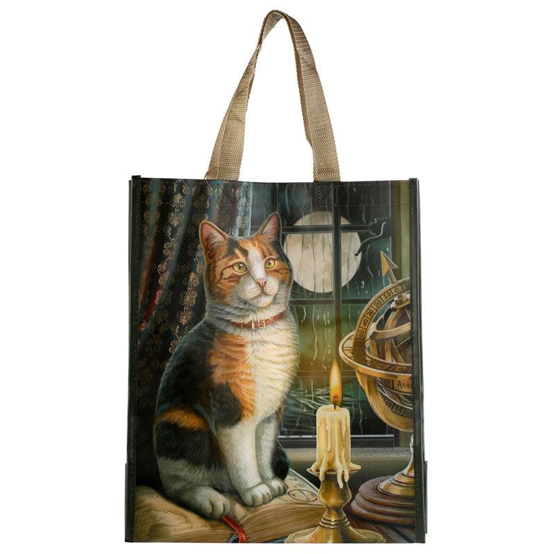 Lisa Parker Adventure Awaits Cat Reusable Shopping Bag - Gift Arch