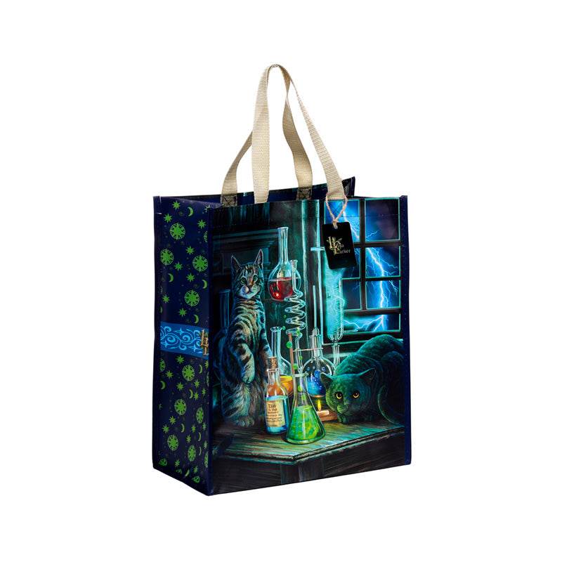 Lisa Parker Jekyll and Hyde Cats Reusable Shopping Bag - Gift Arch