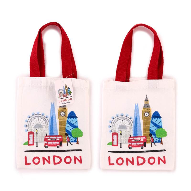 London Souvenir Reusable Small Tote Bag - Gift Arch