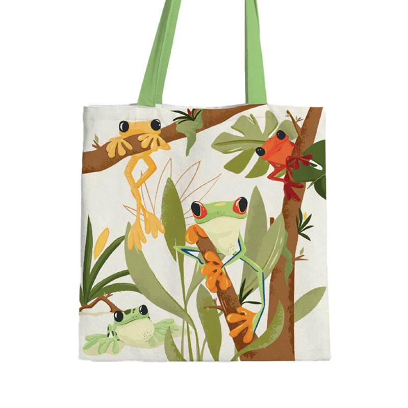 Tropical Tree Frogs Reusable Tote Bag - Gift Arch