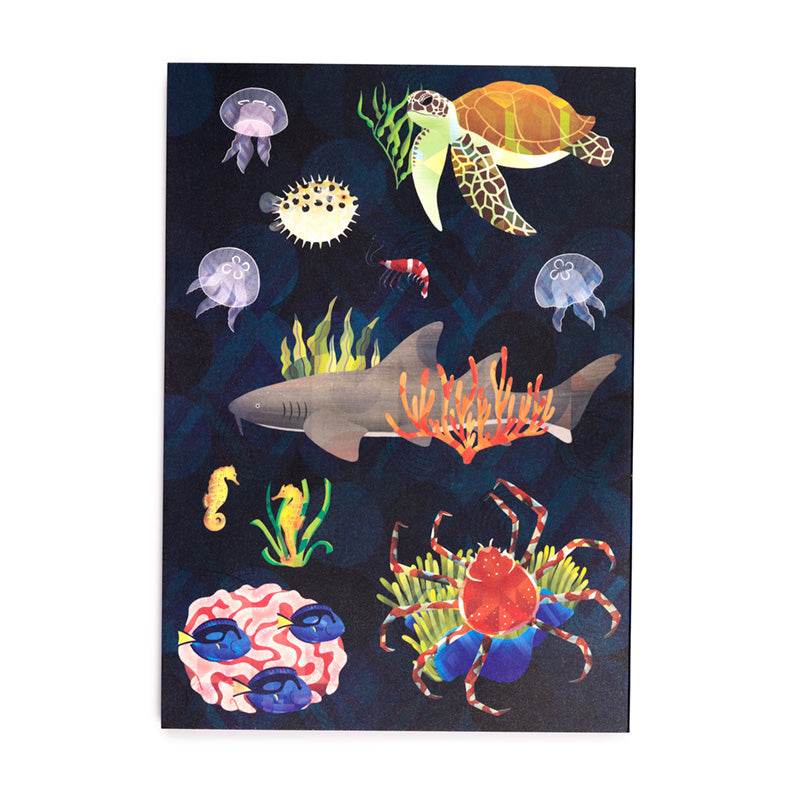 Marine Kingdom Recycled Paper A5 Notebook - Gift Arch