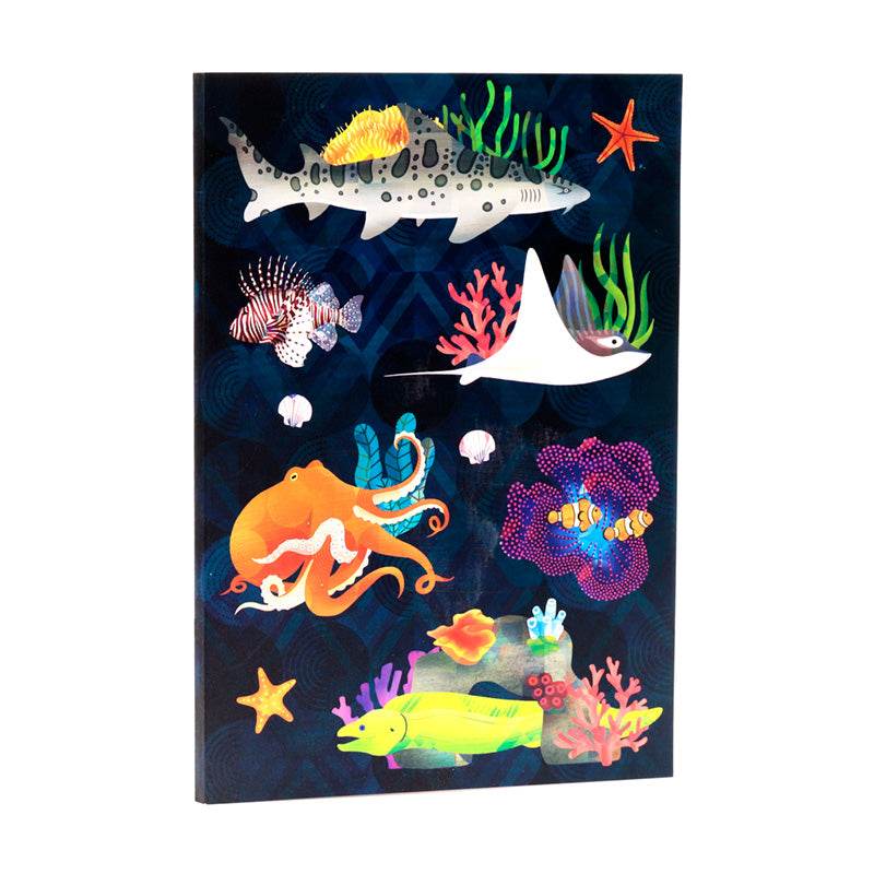 Marine Kingdom Recycled Paper A5 Notebook - Gift Arch