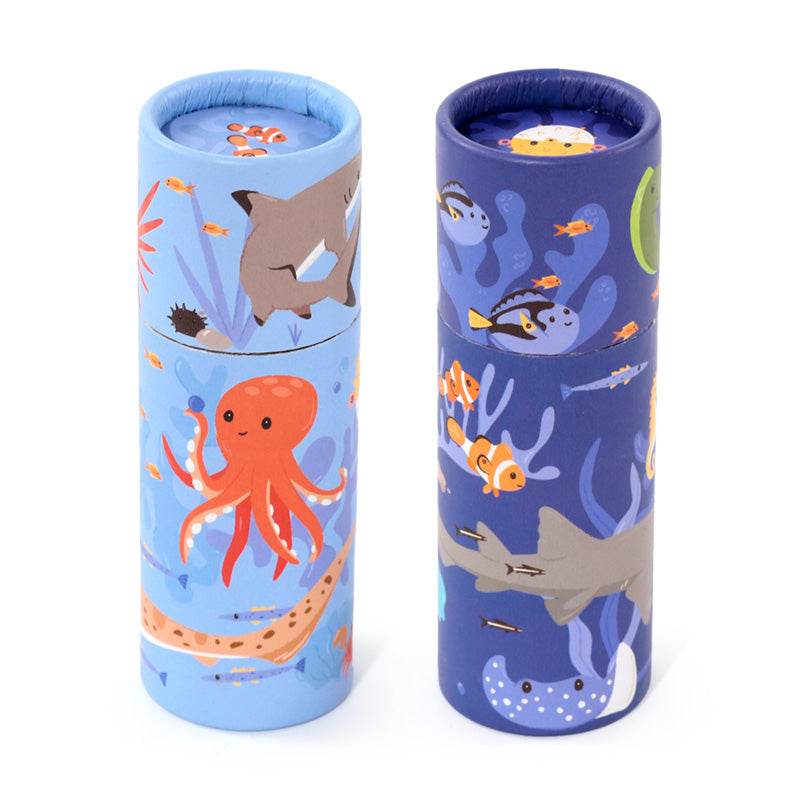 Mariniverse Pencil Pot with 12 Colouring Pencils - Gift Arch