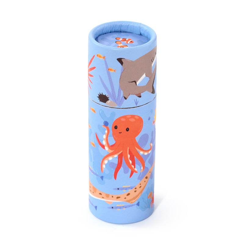 Mariniverse Pencil Pot with 12 Colouring Pencils - Gift Arch