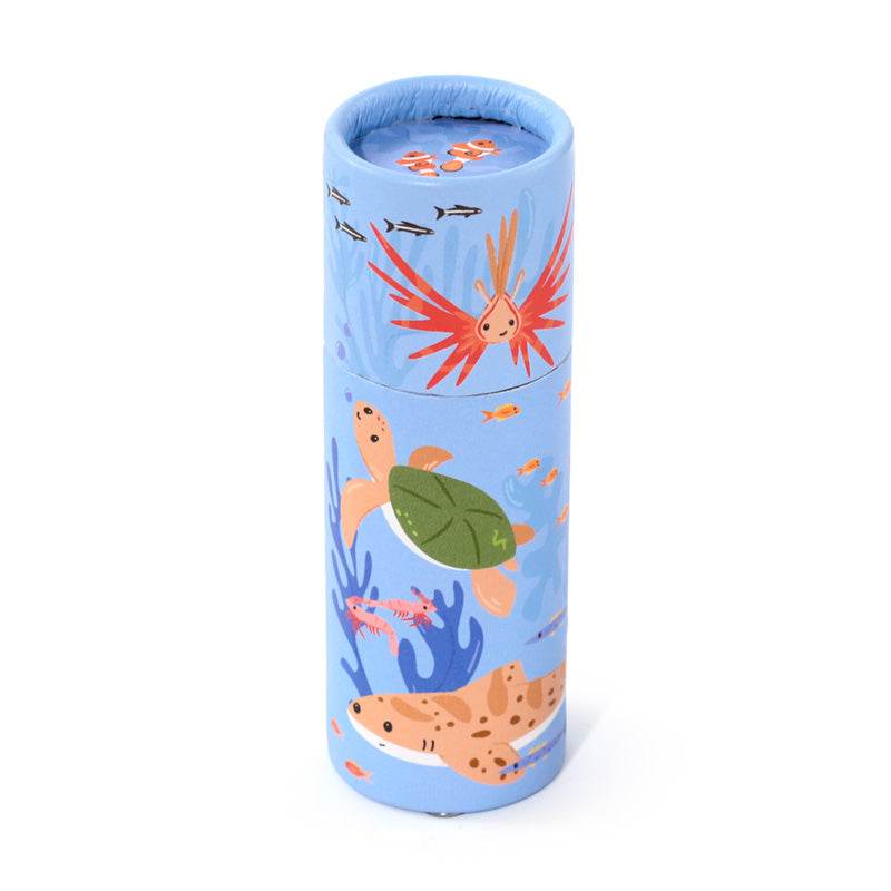 Mariniverse Pencil Pot with 12 Colouring Pencils - Gift Arch