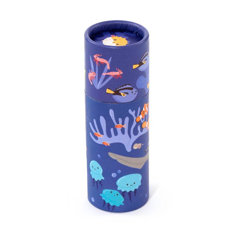Mariniverse Pencil Pot with 12 Colouring Pencils - Gift Arch