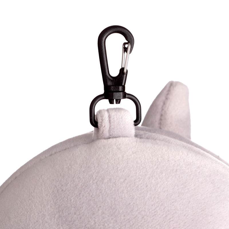 Relaxeazzz Adoramals Archie the Shark Plush Travel Pillow & Eye Mask - Gift Arch