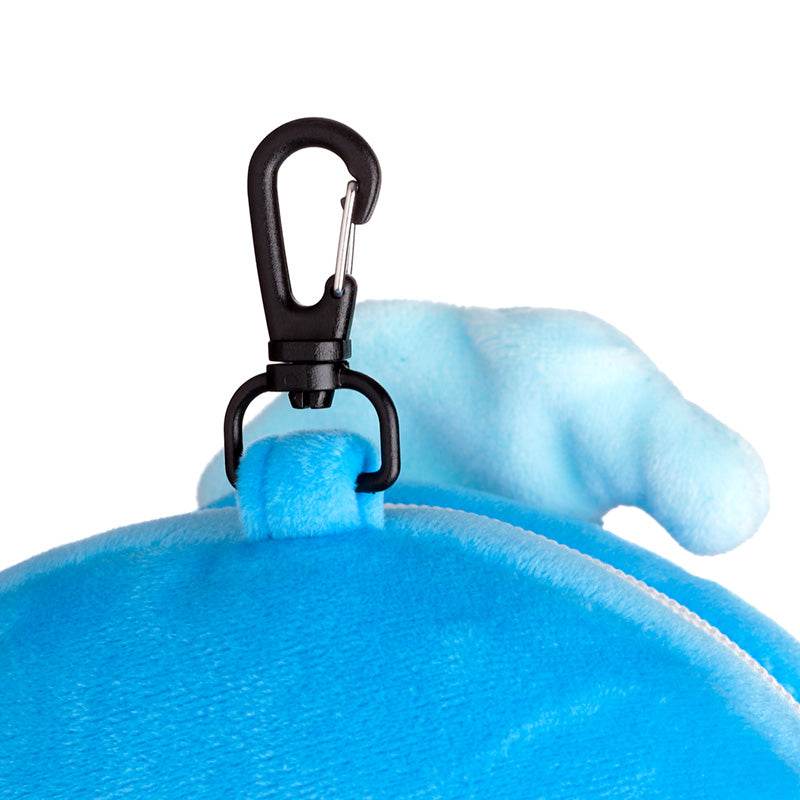 Relaxeazzz Adoramals Blu the Dolphin Plush Travel Pillow & Eye Mask - Gift Arch