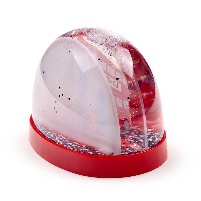 London Souvenir London Bus Large Glitter Snow Storm - Gift Arch