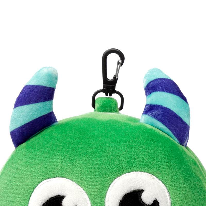 Relaxeazzz Green Monstarz Monster Plush Travel Pillow & Eye Mask - Gift Arch