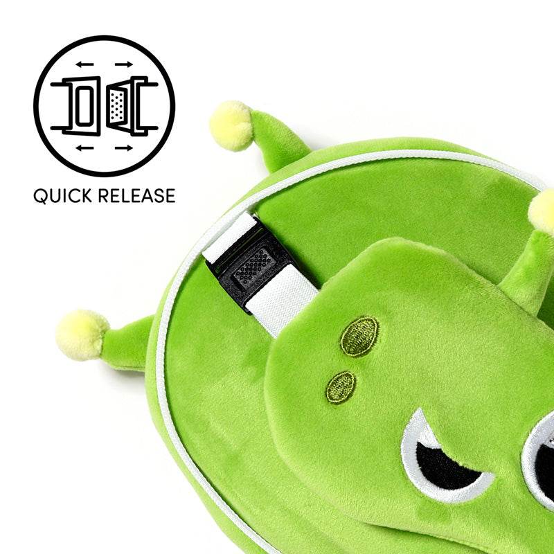Relaxeazzz Space Cadets Alien Travel Pillow & Eye Mask - Gift Arch