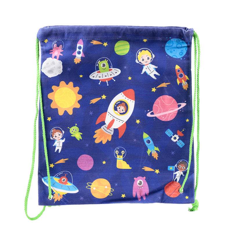 Space Cadet Canvas Drawstring Bag - Gift Arch