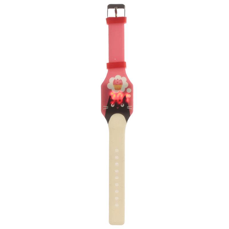 Feline Fine Black Cat Silicone Digital Watch - Gift Arch