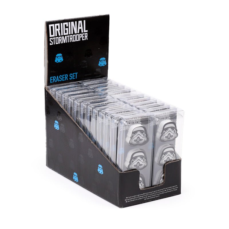 The Original Stormtrooper 3 Piece Eraser Set - Gift Arch