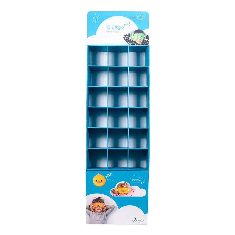 18 Compartment FSDU Display Unit for Relaxeazzz Travel Pillows & Eye Masks - Gift Arch