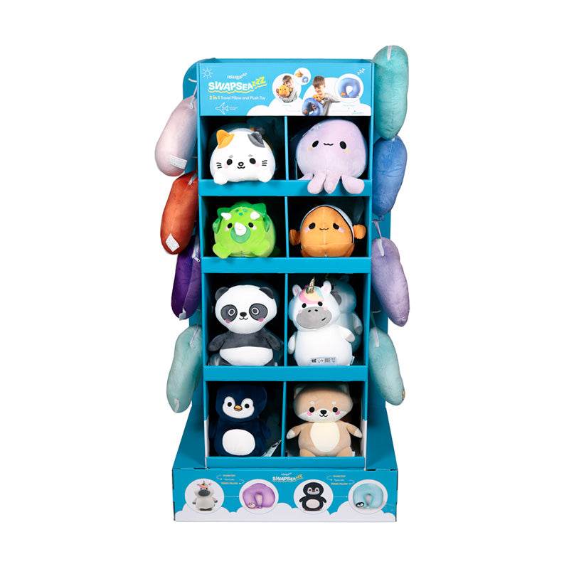 8 Compartment FSDU Display Unit for Swapseazzz Travel Pillows & Toy - Gift Arch