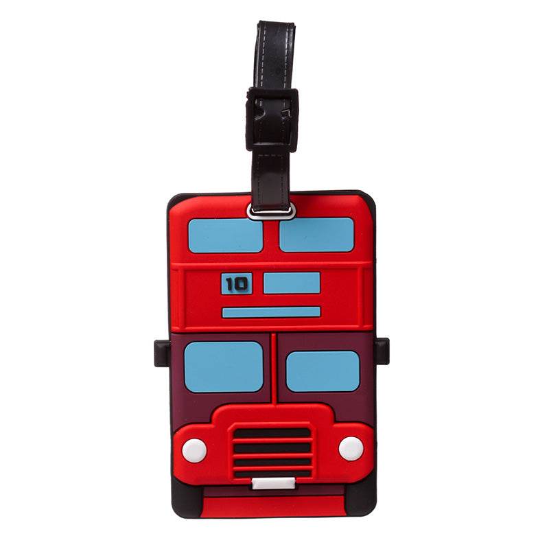 London Icons Red Routemaster Bus PVC Luggage Tag - Gift Arch