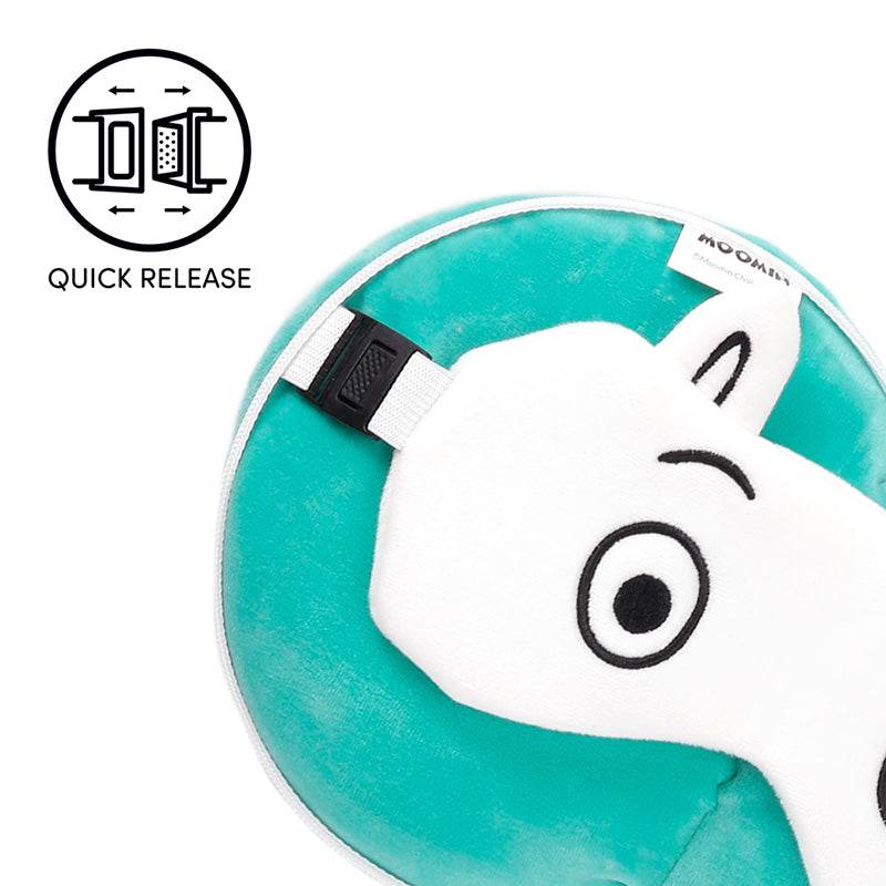 Relaxeazzz Moomin Plush Travel Pillow & Eye Mask - Gift Arch