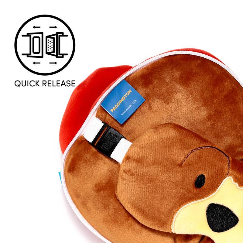 Relaxeazzz Paddington Bear Travel Pillow & Eye Mask - Gift Arch