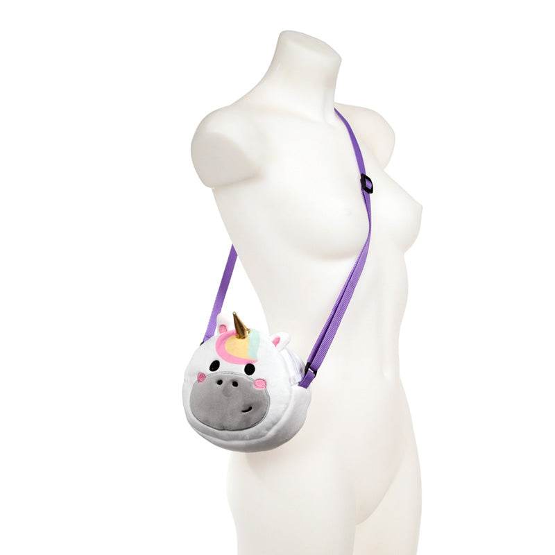 Astra the Unicorn Adoracorns Crossbody Plush Shoulder Bag - Gift Arch