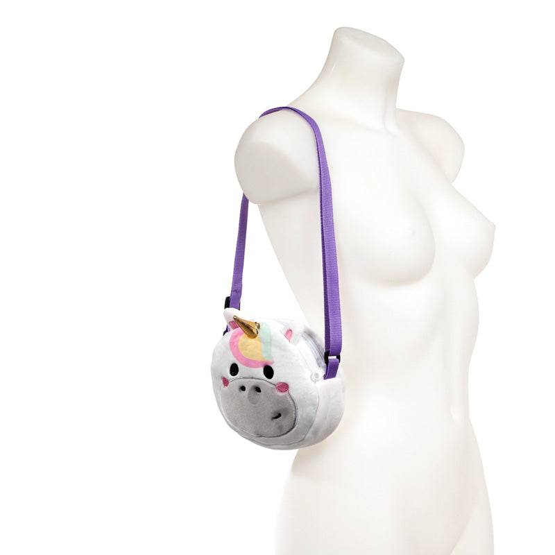 Astra the Unicorn Adoracorns Crossbody Plush Shoulder Bag - Gift Arch
