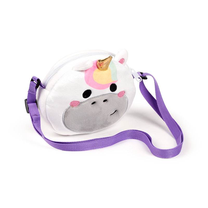 Astra the Unicorn Adoracorns Crossbody Plush Shoulder Bag - Gift Arch