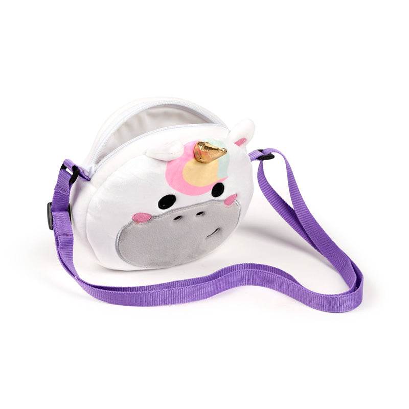 Astra the Unicorn Adoracorns Crossbody Plush Shoulder Bag - Gift Arch