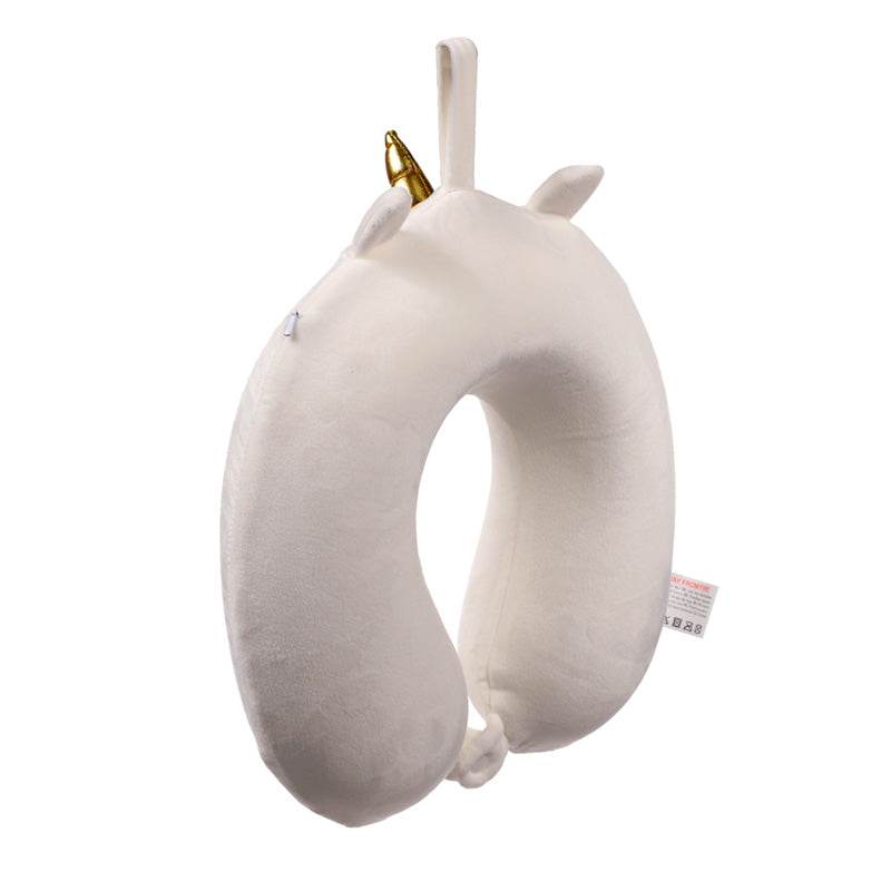 Relaxeazzz Astra the Unicorn Adoracorns Plush Memory Foam Travel Pillow - Gift Arch