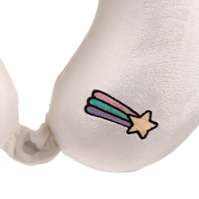 Relaxeazzz Astra the Unicorn Adoracorns Plush Memory Foam Travel Pillow - Gift Arch
